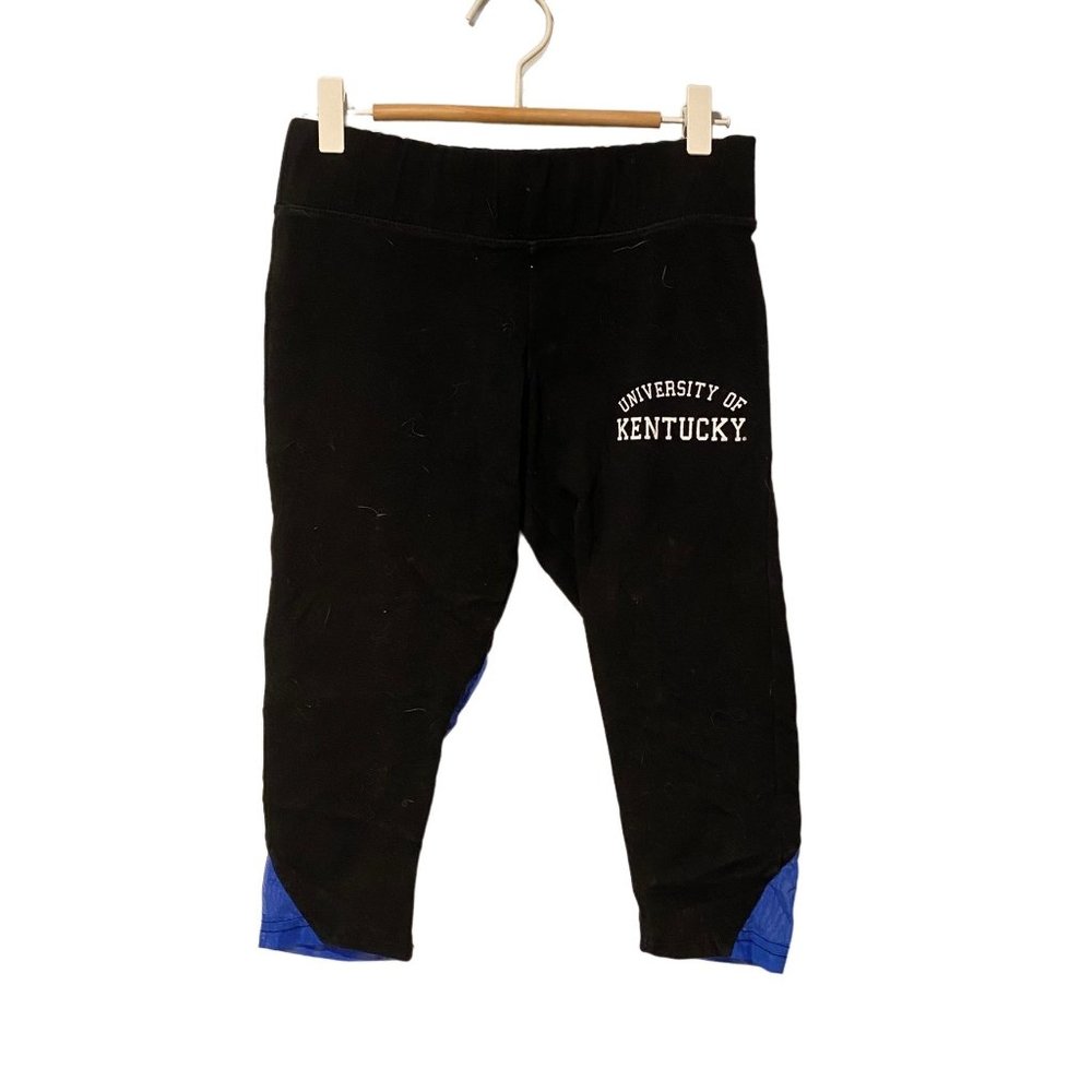U-Trau small University of Kentucky Wildcats Sports capris leggings black and bl